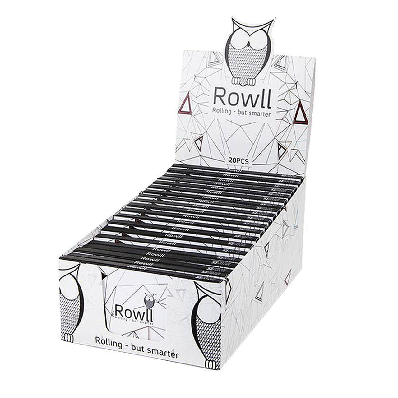 ROWLL Rolling Papers With Grinder & Bowl